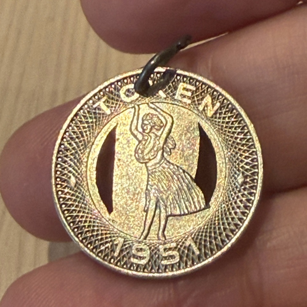 1951 Honolulu Rapid Transit Company Ltd. Transit Token